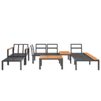 Modulärt Loungeset – Soffgrupp & Träbord