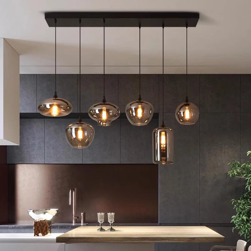 Modern Ring LED Hänglampa – Vardagsrum, Matsal & Inomhusbelysning