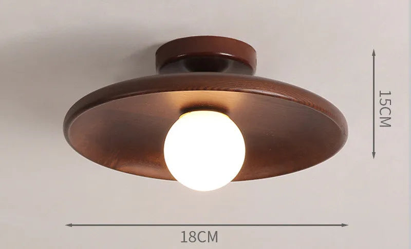 Modern Trä Taklampa Valnöt G9 – Korridor & Trappa