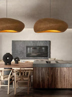 Handgjord Wabi-Sabi Hänglampa LED – Restaurant & Köksö