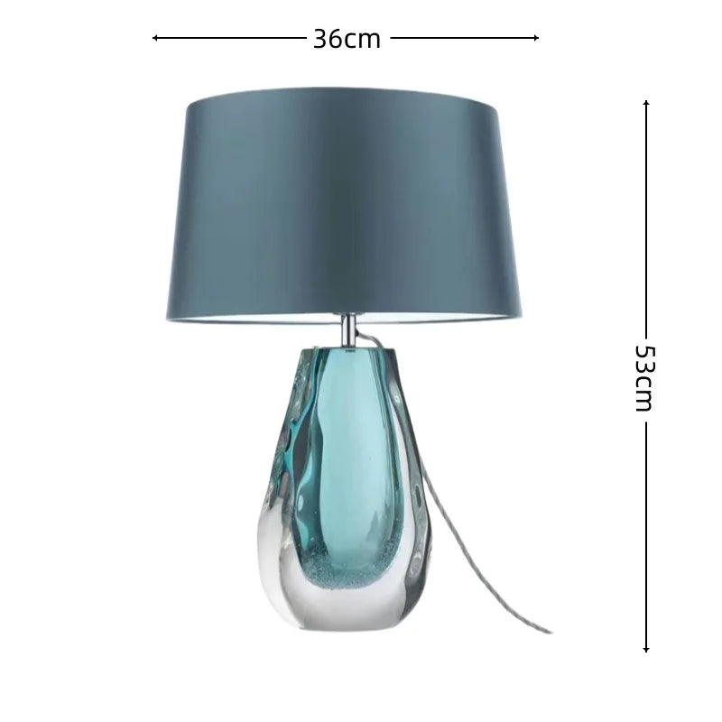 Kreativ Glasbordslampa Grön – Lyxig Hotell & Villa E27