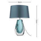 Kreativ Glasbordslampa Grön – Lyxig Hotell & Villa E27