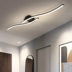 Modern Minimalist Svart Taklampa LED – Kontor & Sovrum