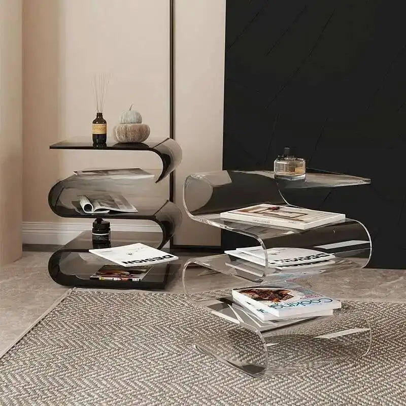 Akrylbord Modern – Transparent Soffbord