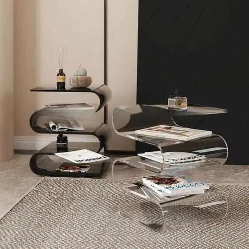 Akrylbord Modern – Transparent Soffbord