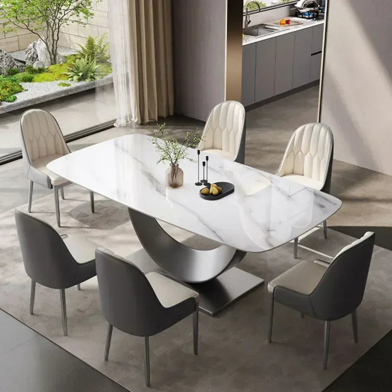 Serveringsbord Designer – Marmor & Caféstil