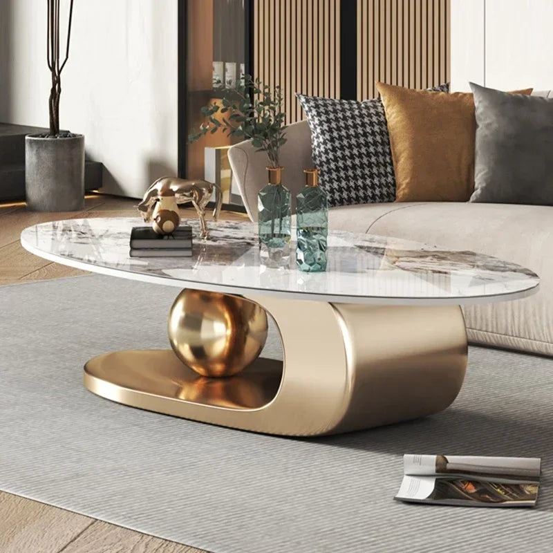Nordiskt Soffbord Ovalt – Minimalistisk Design