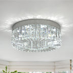 Kristall Takkrona Guld 40-50 cm – Lyxig Modern LED