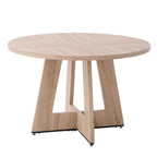 Runt Matbord i Massivt Trä – 120 cm