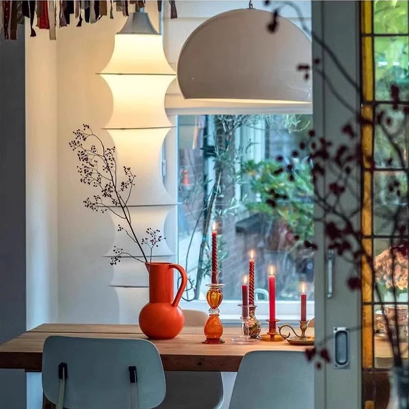 Nordisk Wabi-Sabi Silke Golvlampa – Japansk LED Sovrum & Vardagsrum