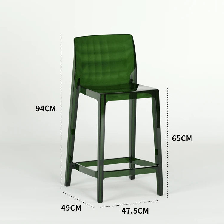 Transparent Akryl Barpall – Skandinavisk Stil