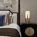 Nordisk Designer Trä Golvlampa – Teahouse & Hotell