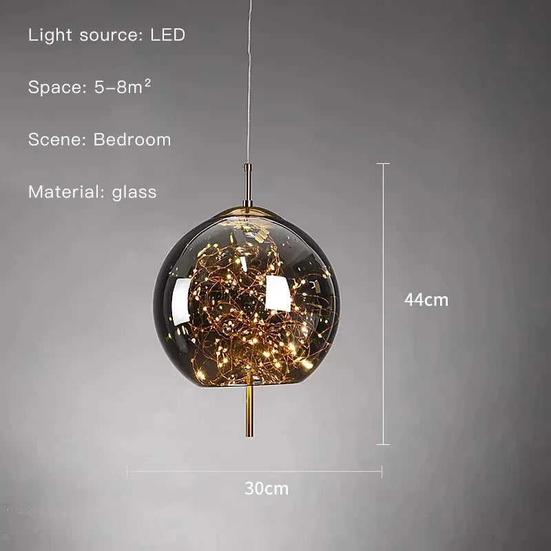 Vintage Glas Hänglampa LED – Restaurant, Bar & Matsal