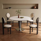 Runt Matbord Stenslab 80-130 cm – Lyxig Minimalistisk