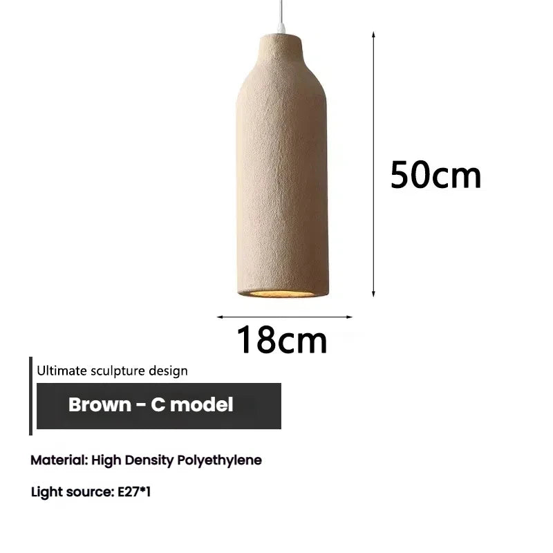 Wabi-Sabi Hänglampa Nordisk LED – Designer Vardagsrum & Matsal