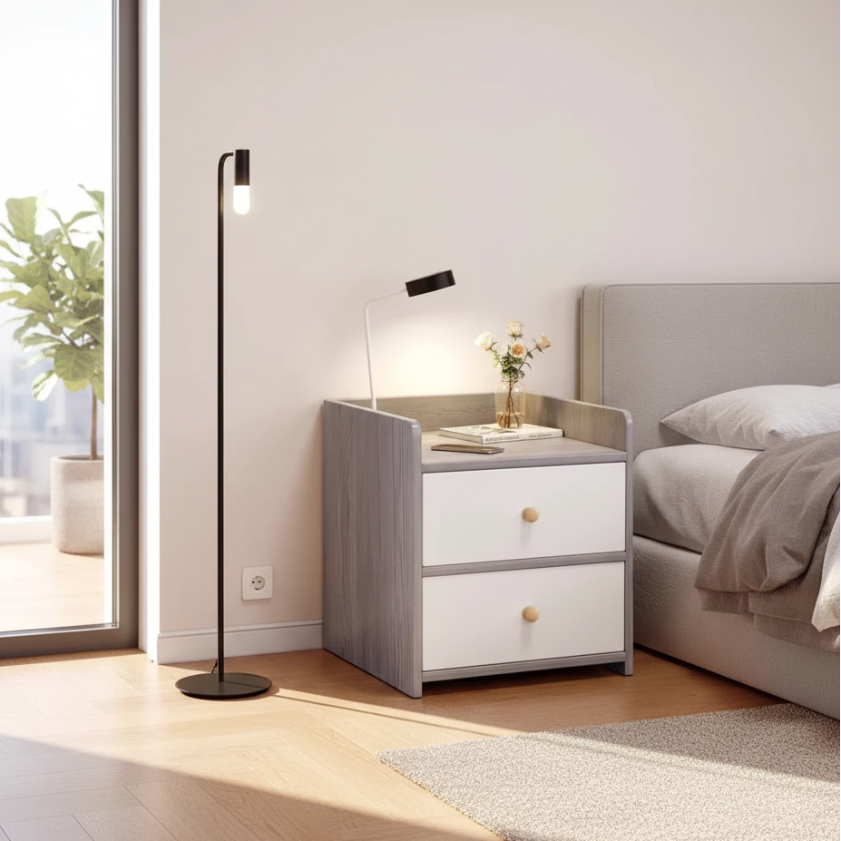 Nattduksbord Modern Nordisk – Låsbar Låda