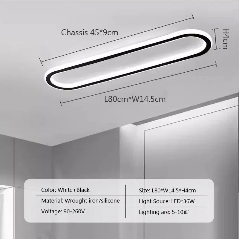 Modern LED Taklampa – Vardagsrum, Sovrum & Hall