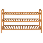 Skohylla 3 Hyllplan Massiv Ek 100×27×60 cm – Rustik Entré & Hall