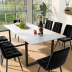 Utdragbart Matbord 140-180 cm – Marmordekor