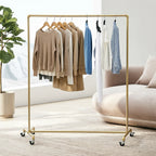 Fristående Klädställ Industriell Stil Rullande – 120×40×160 cm Sovrum & Butik