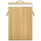 Bambu Tvättkorg 72 L 2 Sektioner – Tvättstuga & Badrum Sortering