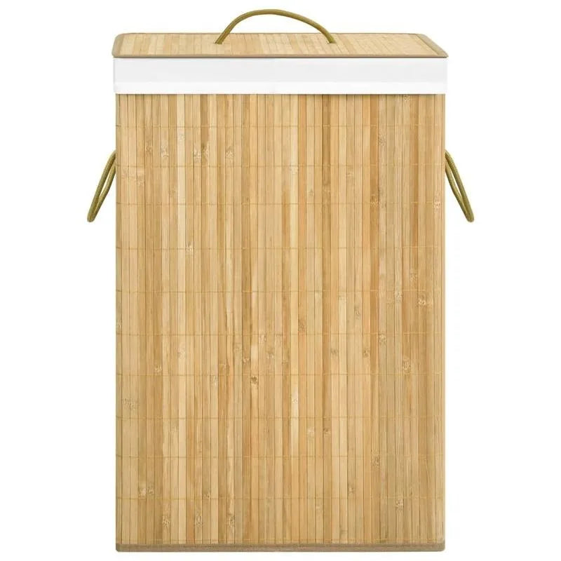 Bambu Tvättkorg 72 L 2 Sektioner – Tvättstuga & Badrum Sortering