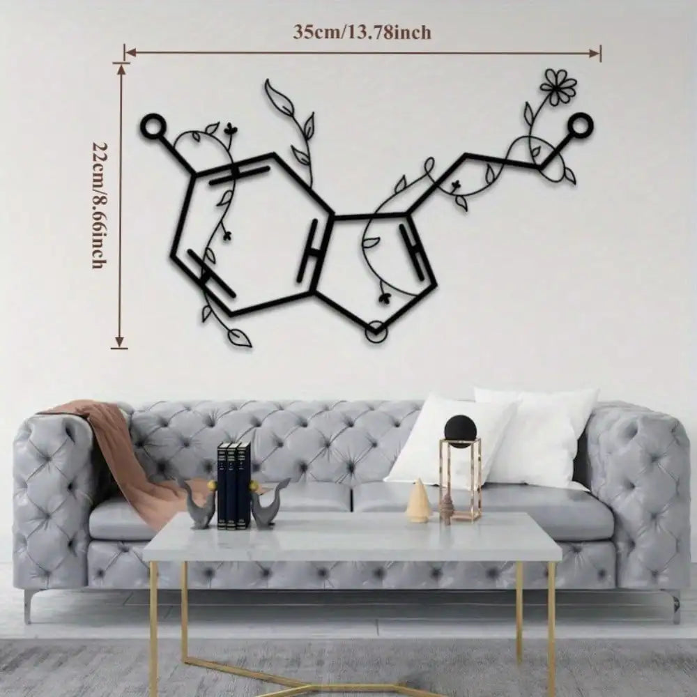 3-Pack Svart Metall Livsträd Väggdekor – Metallkonst Housewarming Present