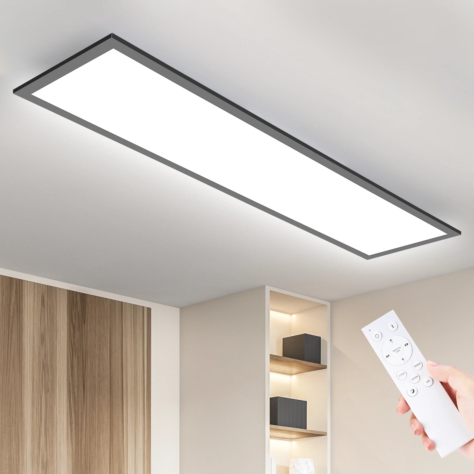 LED Taklampa 40W 4400lm – CCT Fjärrkontroll Vardagsrum