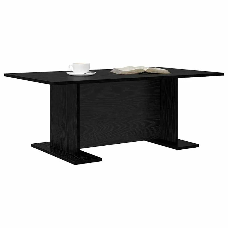 Soffbord Svart Ek 103x60 cm – Engineering Wood