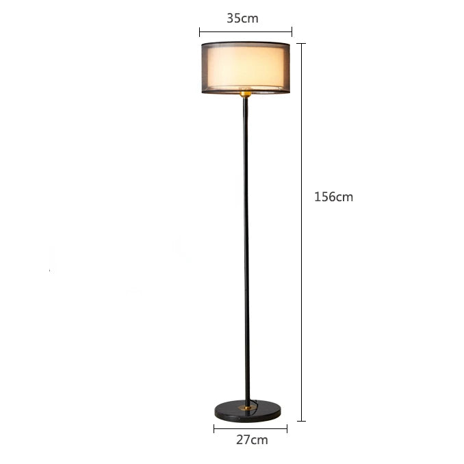 Nordisk Kreativ LED Golvlampa – Fjärrkontroll Sovrum