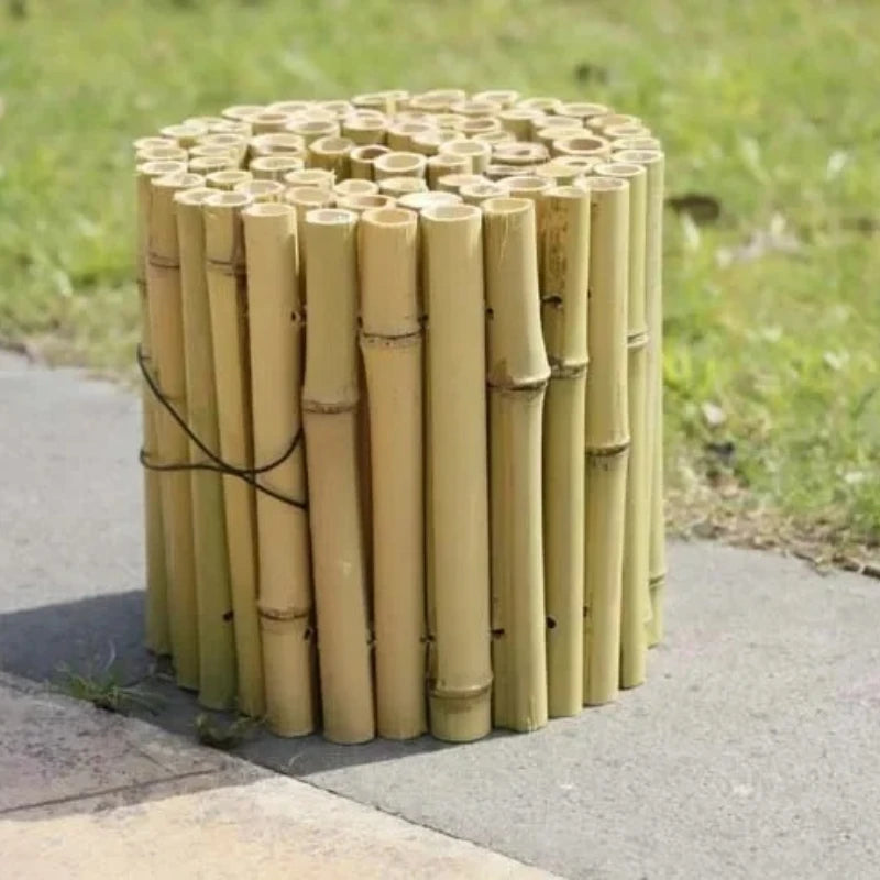 Bambu Trädgårdsstaket Dekorativt – Innegård Plantkant & Blomkruka