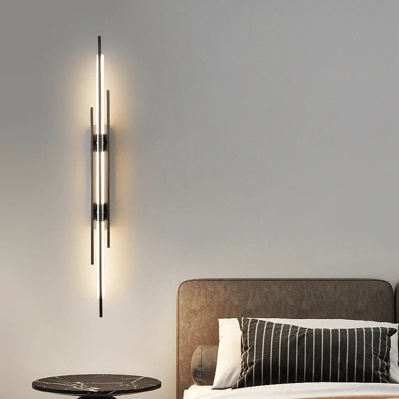 Modern Lång LED Vägglampa – Sovrum, Matsal & Loft