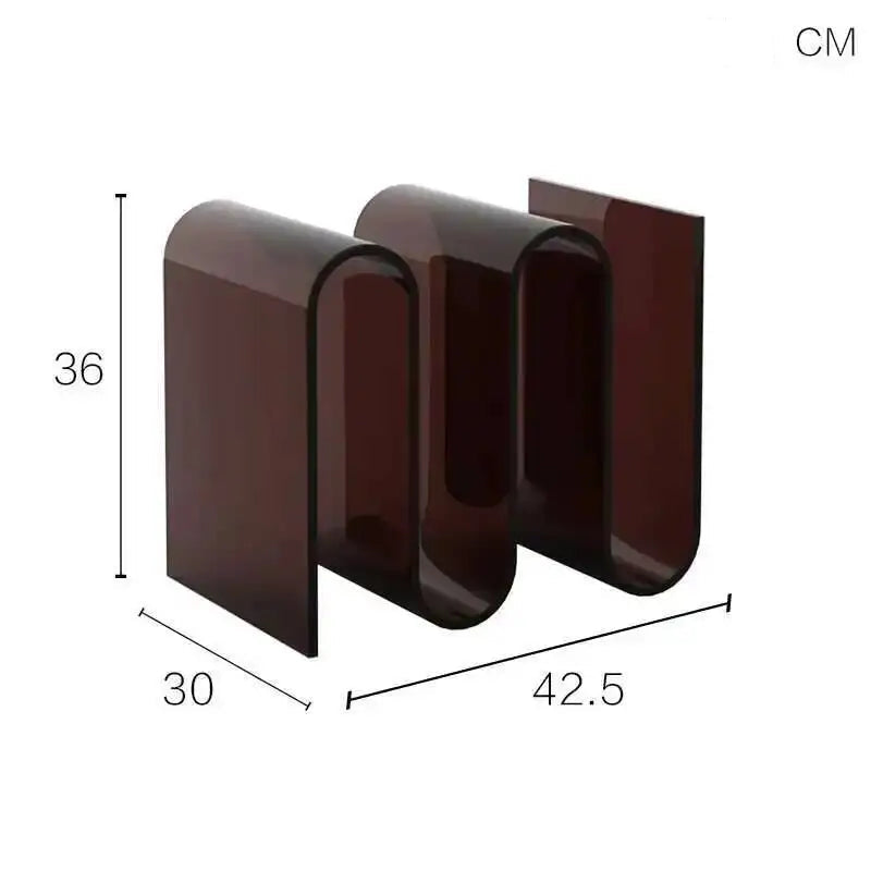Akrylbord Modern – Transparent Soffbord