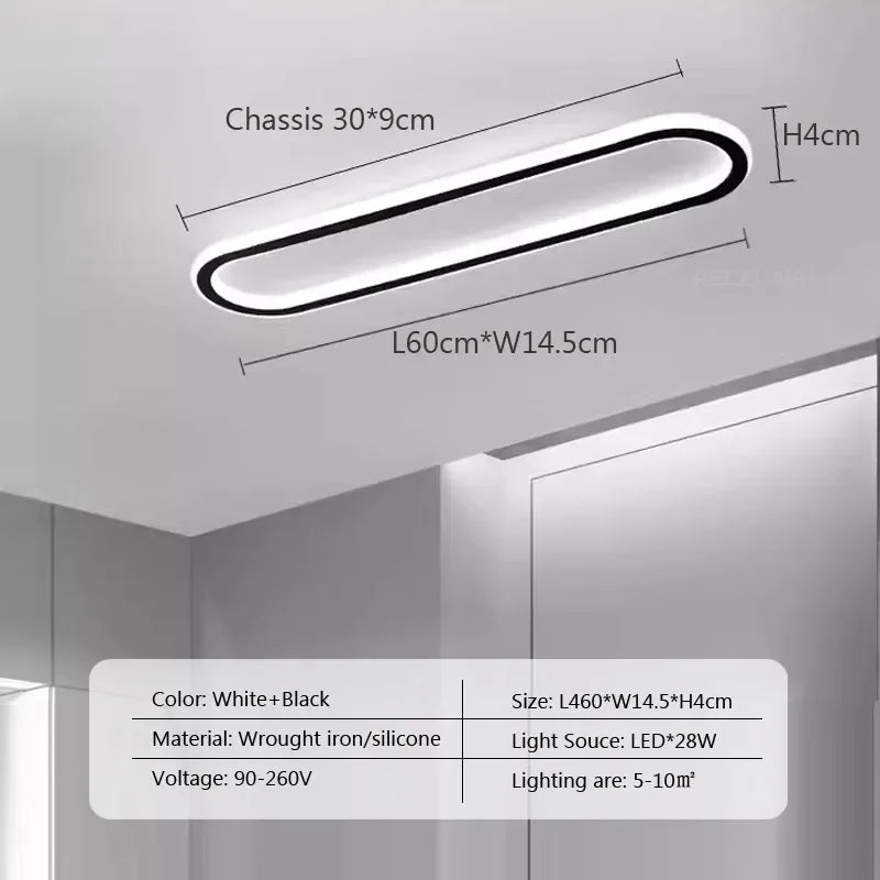 Modern LED Taklampa – Vardagsrum, Sovrum & Hall