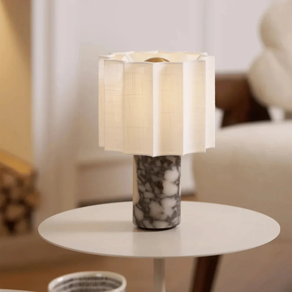 Lyxig Marmor Bordslampa Touch – Portabel Dimbar