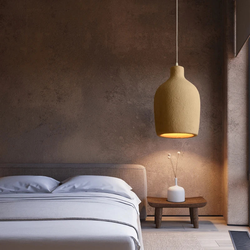 Wabi-Sabi Cement Hänglampa LED – Restaurant, Bar & Sovrum