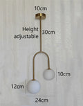 Nordisk Glasglob Hänglampa LED – Restaurant, Bar & Vardagsrum