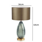 Kreativ Glasbordslampa Grön – Lyxig Hotell & Villa E27