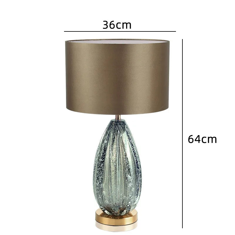 Kreativ Glasbordslampa Grön – Lyxig Hotell & Villa E27