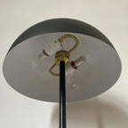 Modern Minimalist Svampgolvlampa – Svart & Röd LED E27