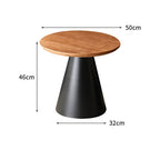 Runt Sidobord Metall – Avtagbar Nordisk