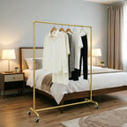 Fristående Klädställ Industriell Stil Rullande – 120×40×160 cm Sovrum & Butik