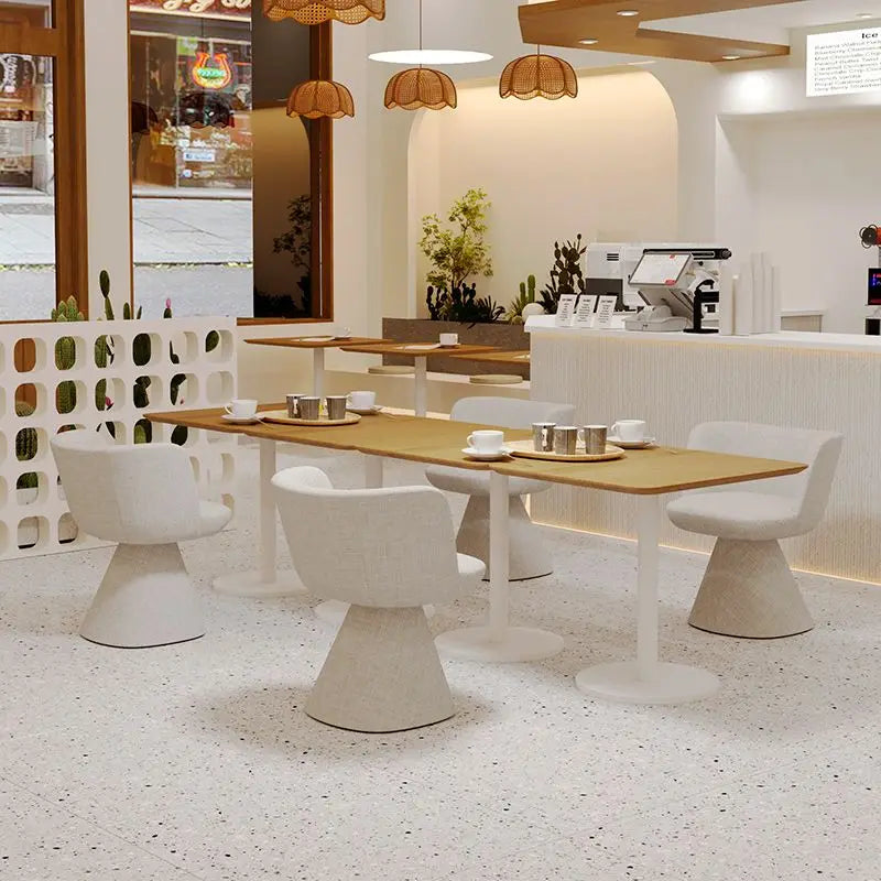 Matstol Cream Style – Lyxig Tygklädd Stol