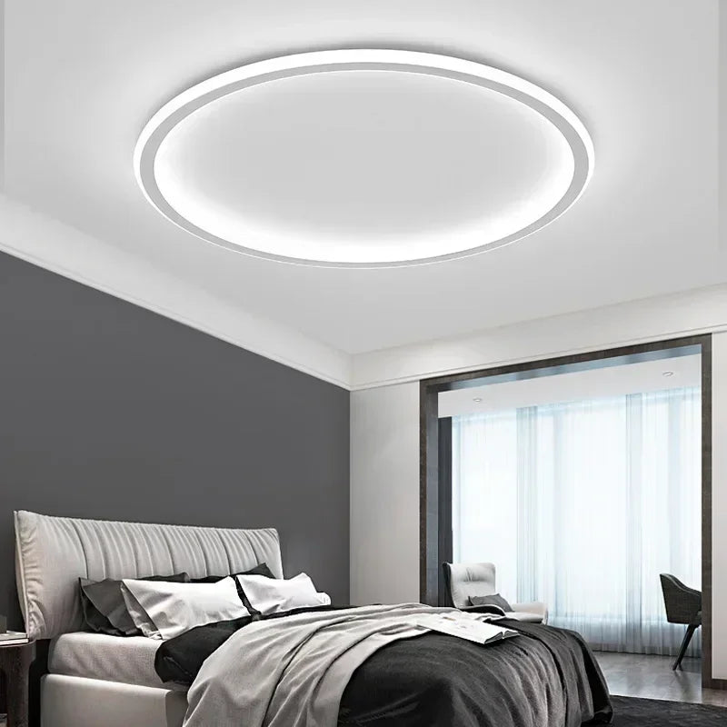 Modern LED Rundtaklampa – Vardagsrum, Hall & Balkong