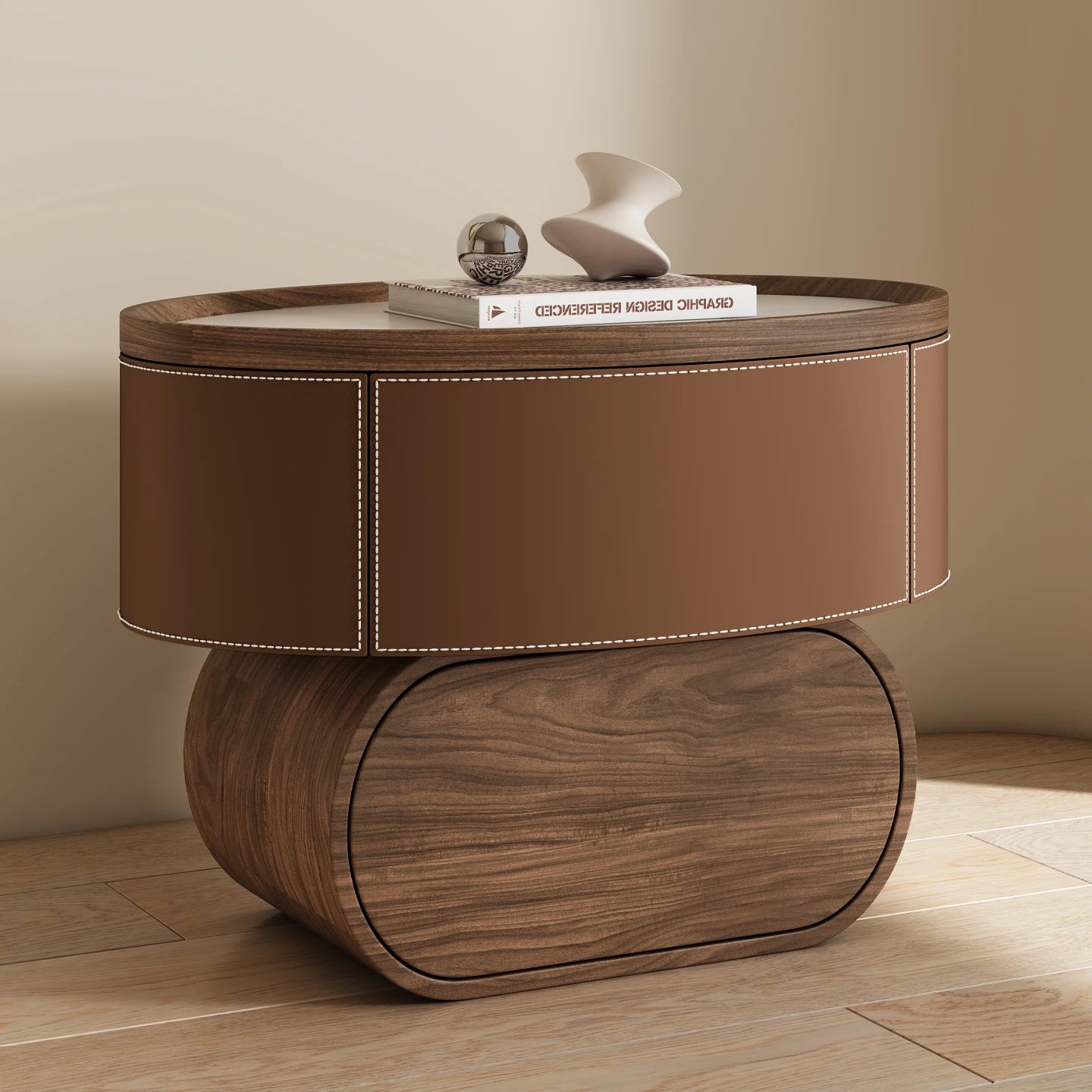 Platsbesparande Nattduksbord – Nordisk Minimalism