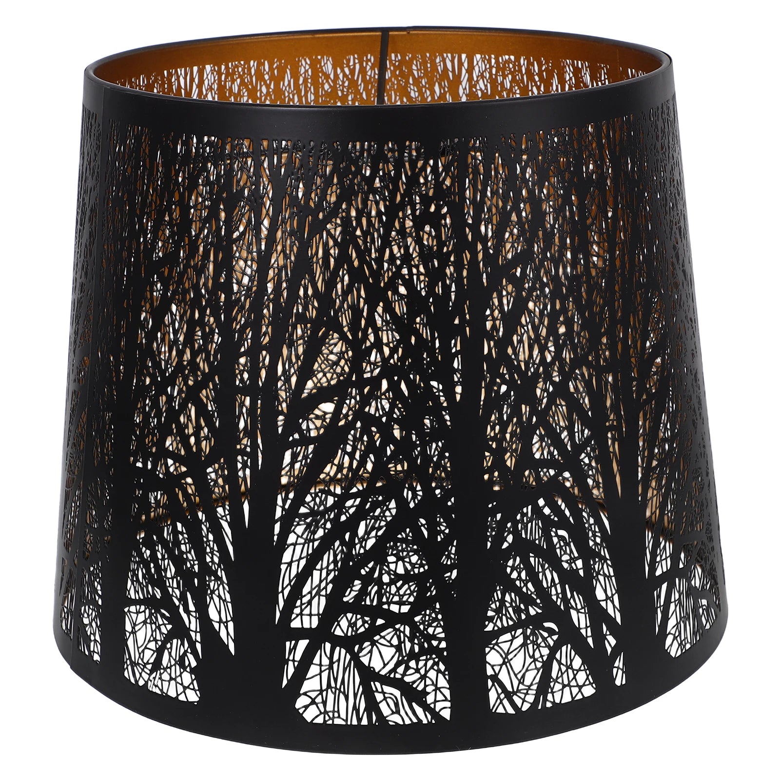 Vintage Järn Genombruten Lampskärm – Dekorativ Metallskärm Ersättning