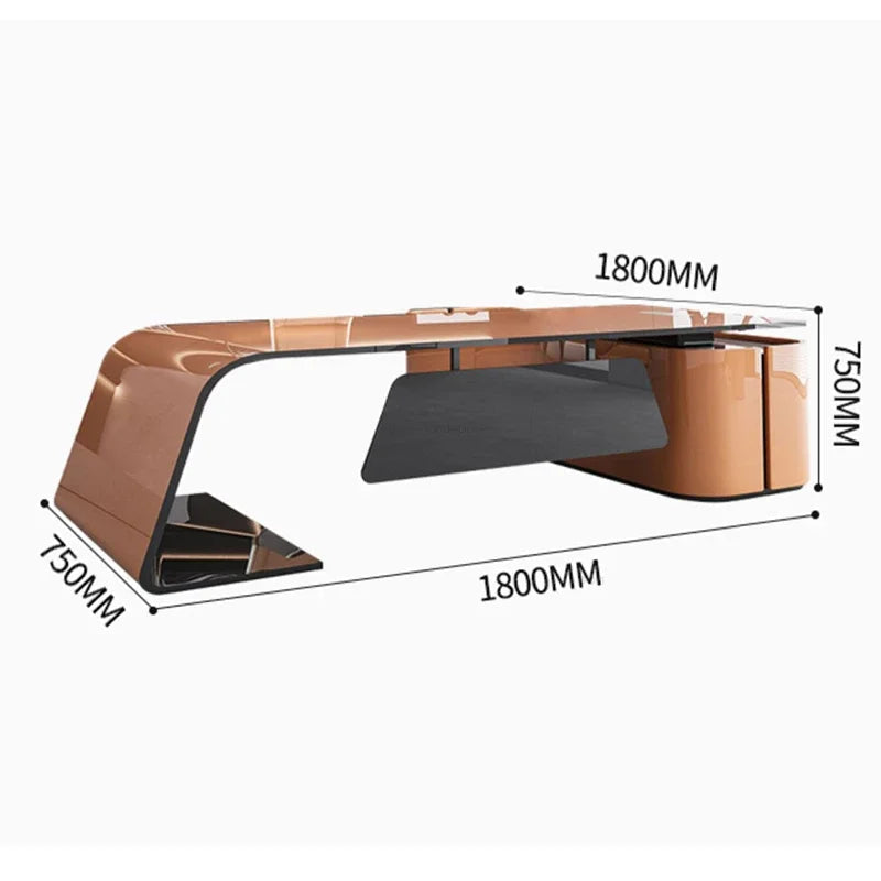 L-format Kontorsskrivbord – Ergonomisk Workstation