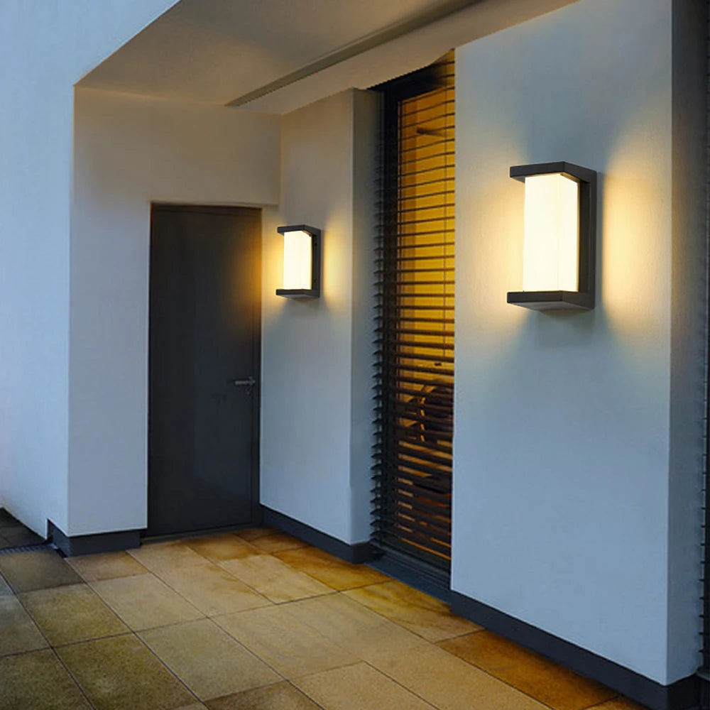 LED Utomhusvägglampa Radarsensor IP65 – Veranda 30W