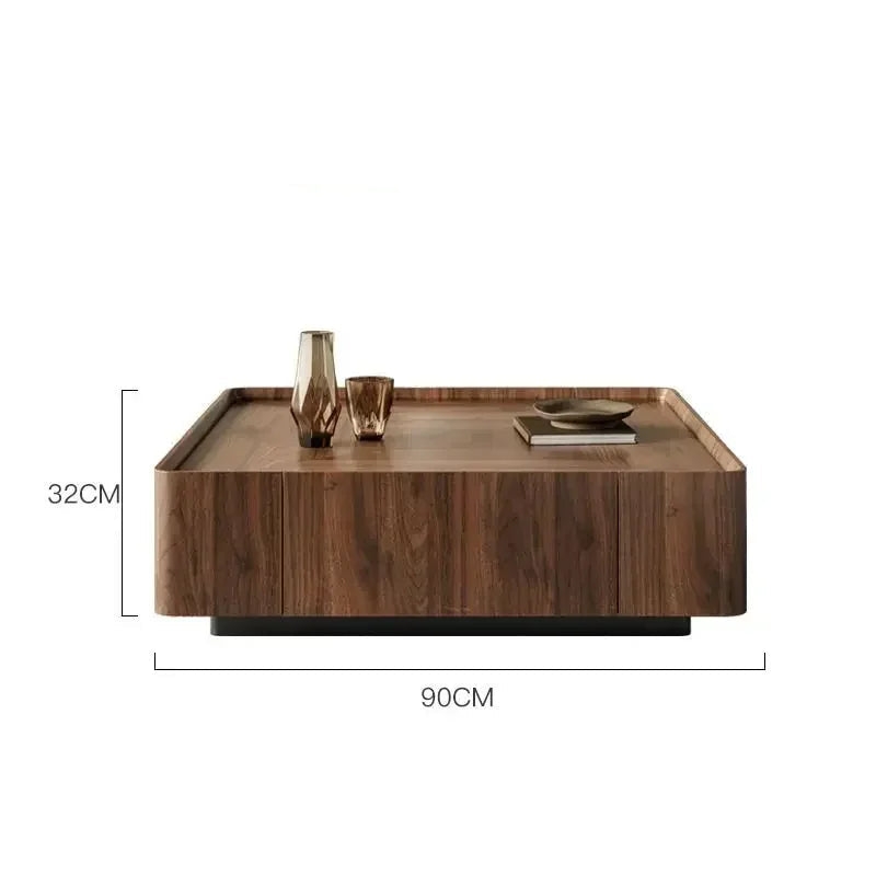Soffbord med Lådor – Vintage Vardagsrum