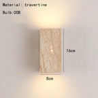 Kuboid Sten LED Vägglampa 3000K – Sovrum & Trappa